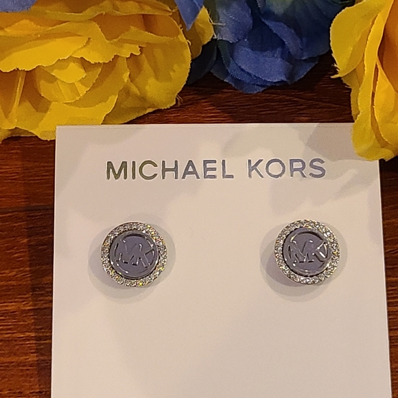 Michael Kors Silver Stud Earrings - Picture 1 of 7